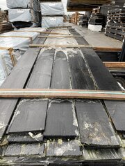 Ca. 66x Douglas veer en groef (zwart gecoat 2x), 18x185mm, lengte 400c